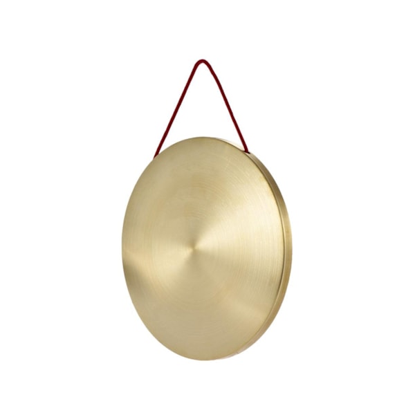 15 cm håndgong legetøj messing kobber kapel opera percussion med rund spillehammer