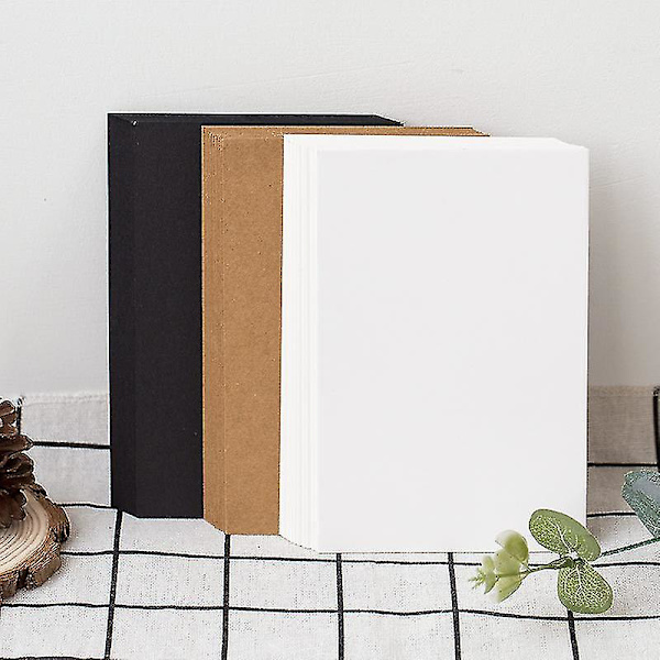 20 kpl/erä luovia tyhjiä postikortteja Kraft-pahvia mustavalkoista DIY-leikekirjaa graffitipaperia retro-onnittelukortti paperitavara