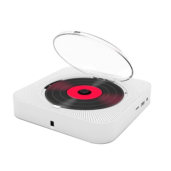 Multimedia Bärbar CD-spelare Väggmonterad Tf Led-skärm Musik W EU Plug