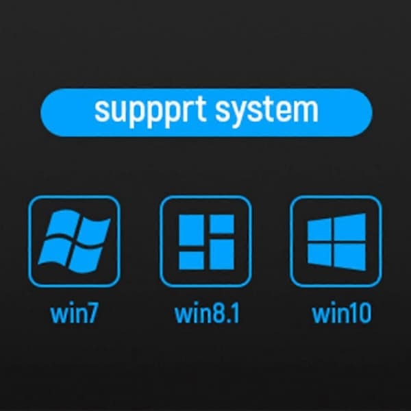 USB trådlös spelreceiver för PC Gamepad-omvandlare kompatibel med Windows XP/7/8/10 Controlleradapter för 360-system Black