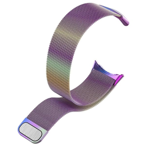 [LCS]Til Google Pixel Watch 3 45mm Milanese Bånd Rustfrit Stål Magnetisk Mesh Urrem Multicolor F