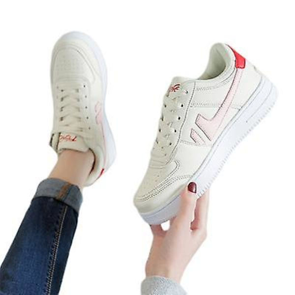 Color Block Sneakers Damesko Air Force Dekonstruerede Sneakers 38