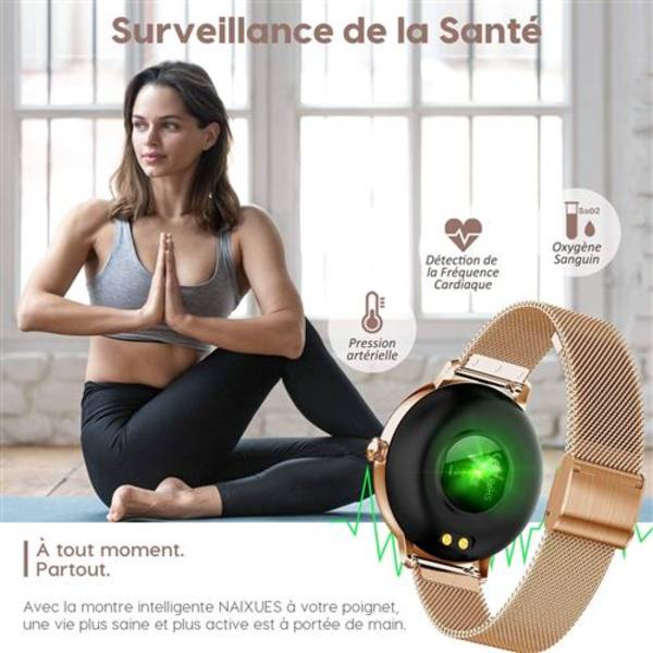 Chronus CF80 Smartwatch - Tanche Fitness Tracker - Guld - Chronu