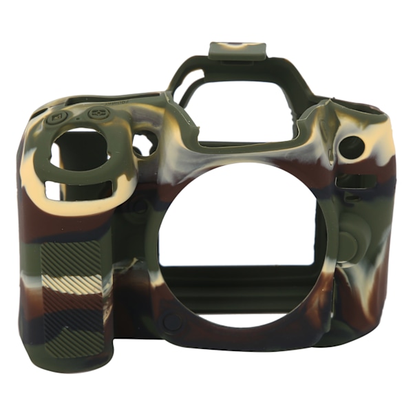 Kamerabeskyttelsesetui lavet af silikone, egnet Kompatibel med Nikon D7000 kamera, tilbehør, camouflage