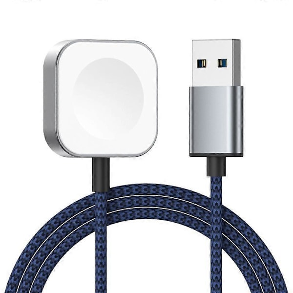 [LCS] Til Apple Watch USB Interface Magnetisk Oplader Blue