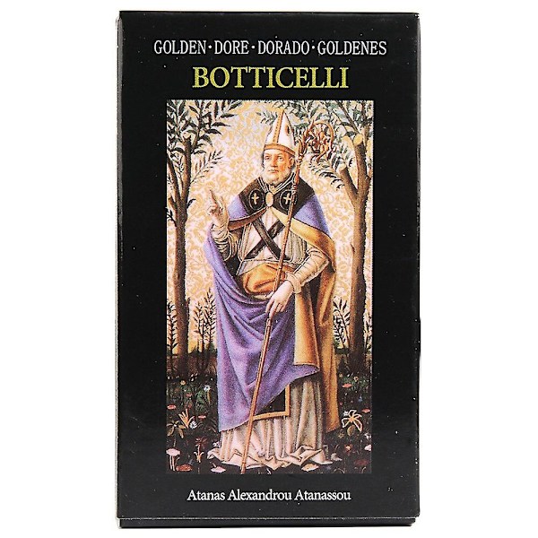 Golden Botticelli Tarot Lo Scarabeo Et af Aeclectic Tarots Top Ti Kortspil for 2007 78 Kort