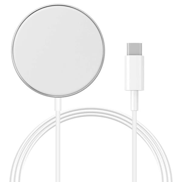 [LCS]MagSafe Charger - MAYAXESS - iPhone 17 Pro Max - 15W - White - Fast and Secure Charging Vit