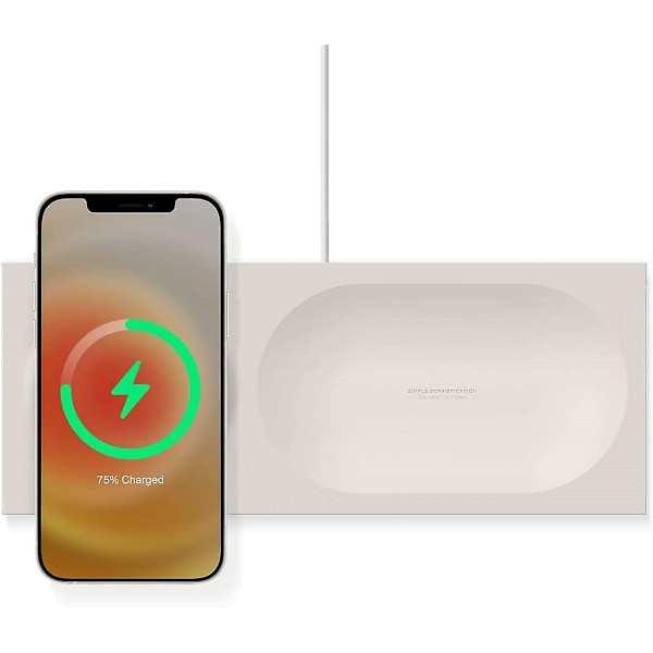 Magnetisk trådlös laddningsbricka, kompatibel med iPhone 12, Pro,