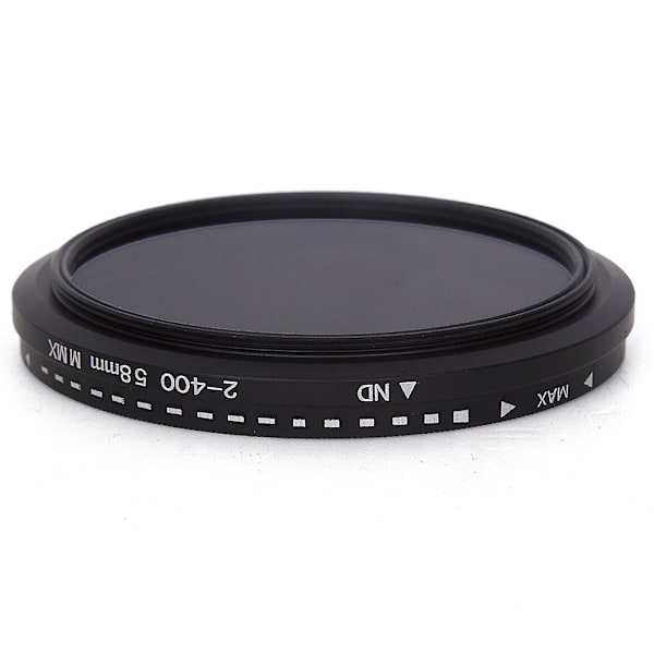 Fader Variabelt ND Filter Justerbart ND2 til ND400 Neutral Density Kompatibelt med Kameraobjektiv 72mm