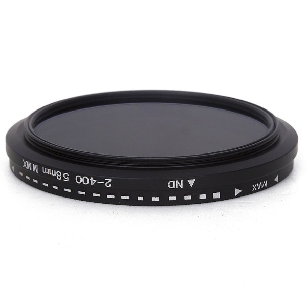 Fader Variabelt Nd-filter Justerbart Nd2 till Nd400 Neutral densitet för kameraobjektiv 77mm