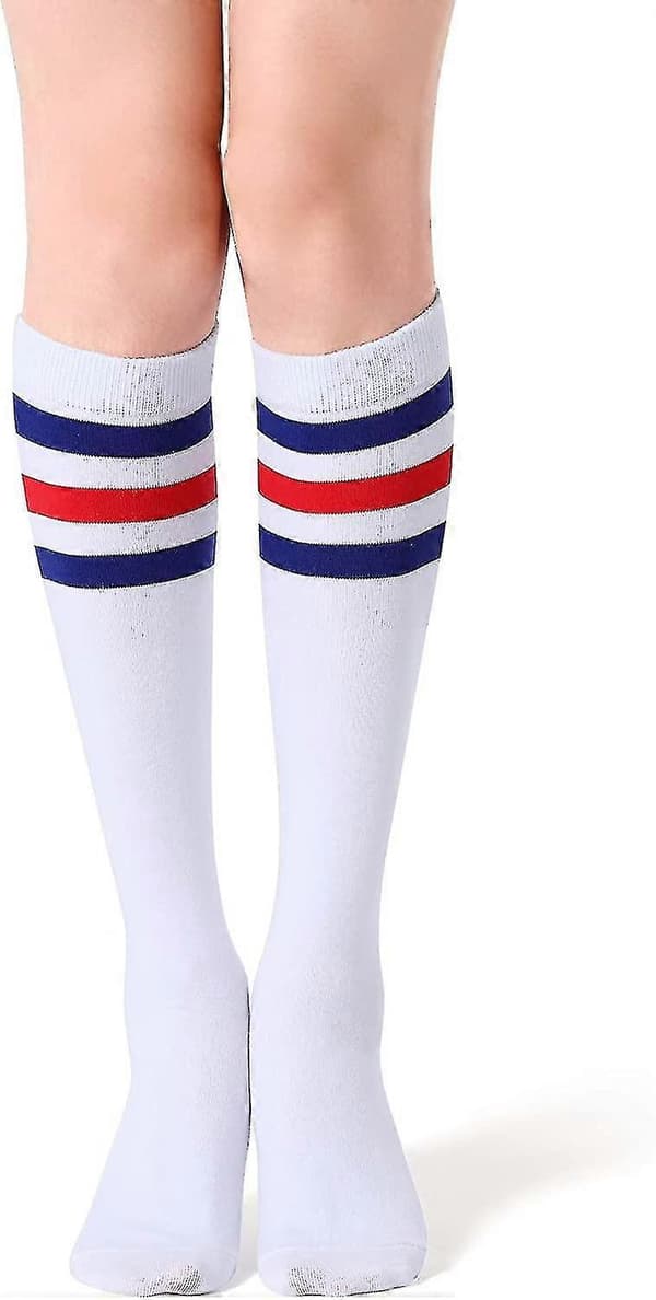 [LCS] 4 par polvisukkia naisille, arkipäivän putkisukat Multicolor