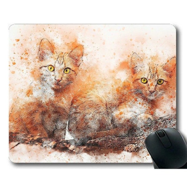 (220X180X3) Musmatta för spel, musmatta för konstmålning av katter för husdjur, musmatta för dator cat194