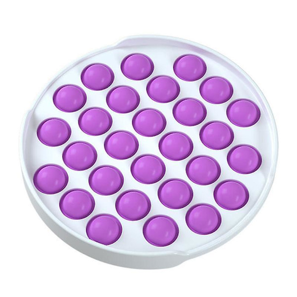 Cirkelformad Pop It Bubbel Popping Spel Purple