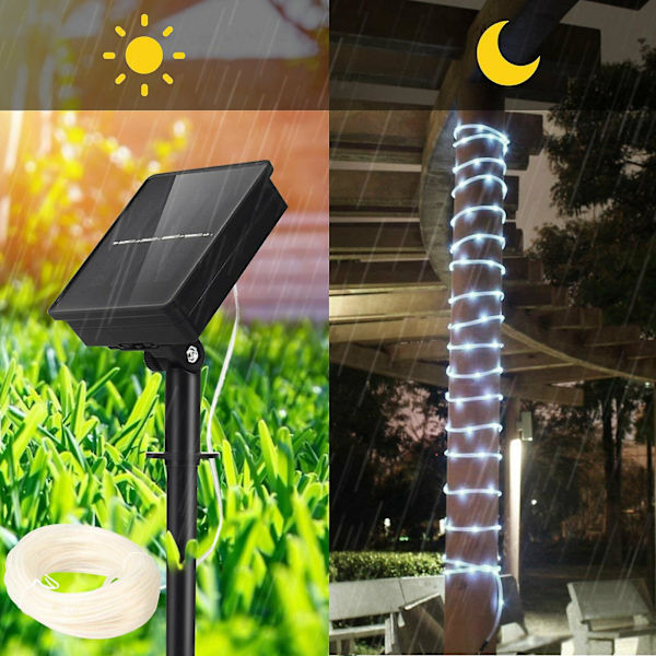 Jouluvalot aurinkokennolla, keijuvalot Warm White - 2PCS