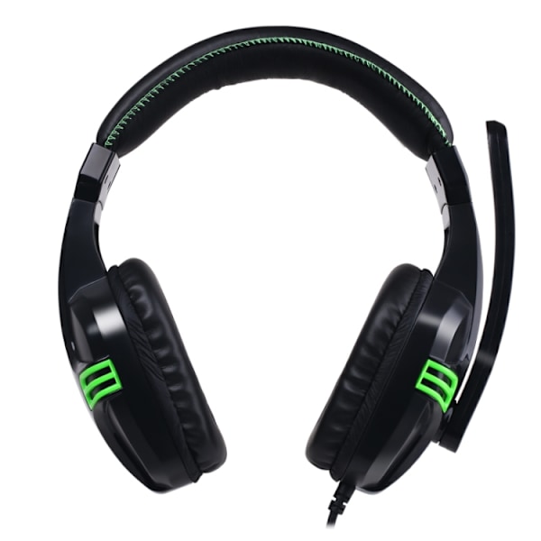 Salar KX101 3,5 mm:n langalliset peliheadset-kuulokkeet PC-pelaajille, stereokuulokkeet mikrofonilla, yhteensopivat tietokoneen kanssa svart