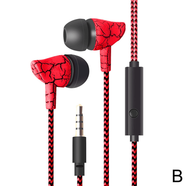 Hörlurar med mikrofon, in-ear hörlurar, trådbunden volymkontroll green One-size