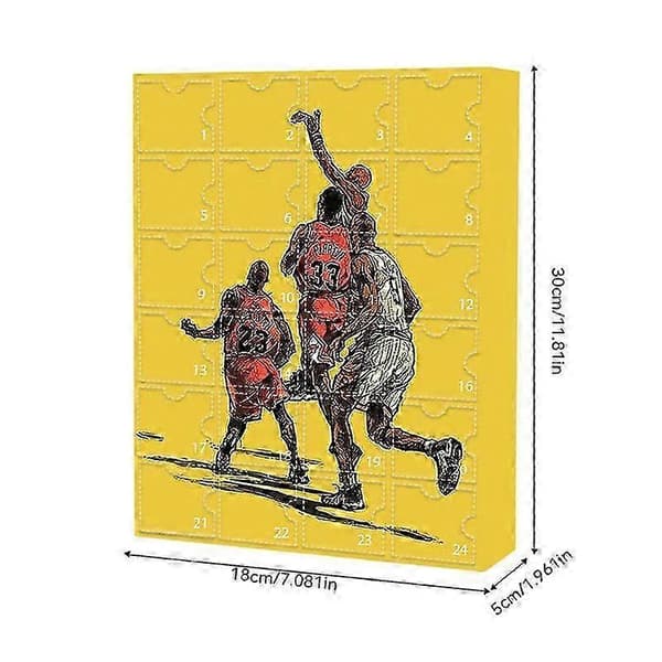 NBA Basketball 24-dagers adventskalender for nedtelling til julaften