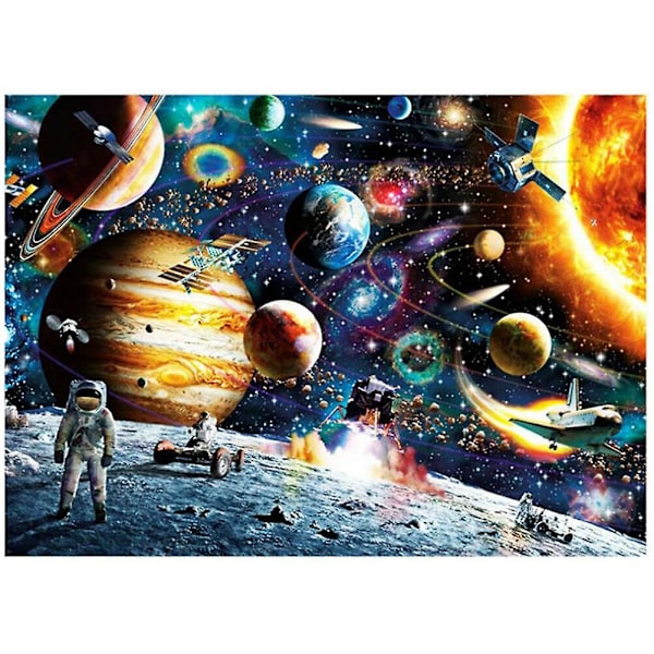 1000 palan palapeli aikuisille, kierrätysmateriaalista valmistettu palapeli, rentoutumista ja meditaatiota Spacewalk