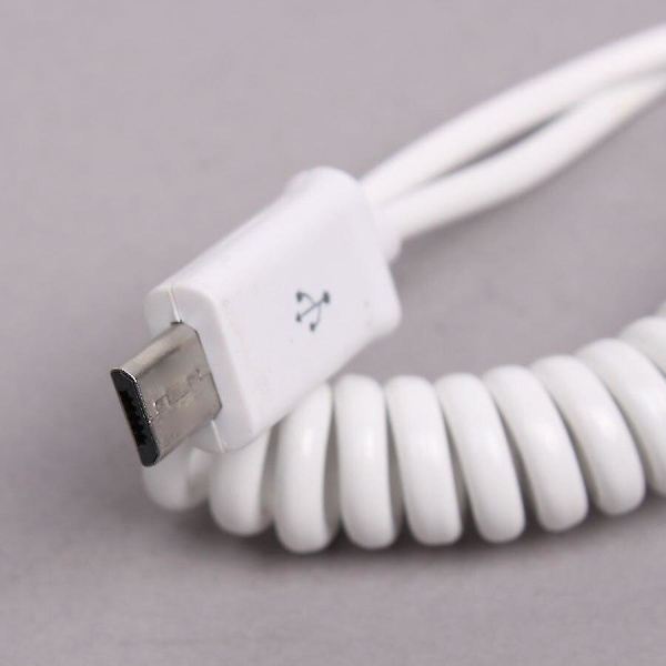 90 cm elastisk data USB-kabel fjernkontrollkontakt for Android-telefonledning for DJI Phantom 4/3 Inspire1 drone tilbehør White for android