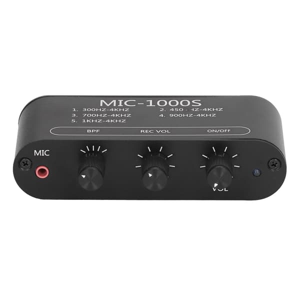 [LCS] Mikrofon Audio Effektforstærker Justerbar Frekvens Mainframe Forstærkning 200 Gange 45db til 600 Gange 55db