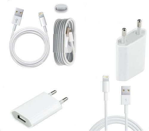 [LCS] USB-kabel nätladdare kompatibel med iPhone 7 / 7Plus / 8 / 8Plus
