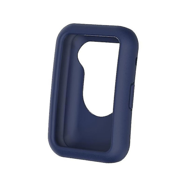 Silikonarmband för Huawei Watch Fit, Ersättningsarmband + Reptåligt Klockfodral Oceanblå, Marinblå B Style H Huawei Watch Fit Ocean blue, Navy Blue