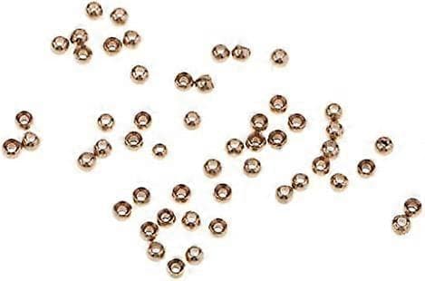 [LCS]Tenlacum Gull 23mm - 38mm Messingperler for fluebinding Messingperlehode (50100 stk) 3.3mm 50pcs