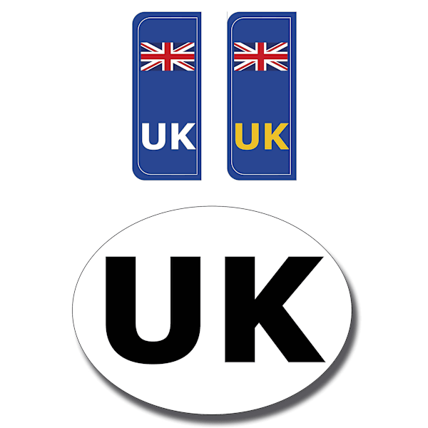 Britisk nummerplade sticker | Stickers For Europe (nummerplade sticker)