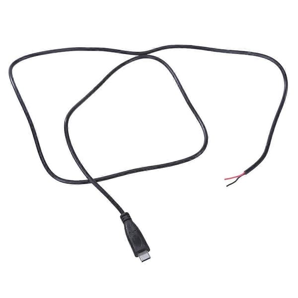 [LCS] USB C hane till 2-polig strömkabel Typ C öppen ände pigtail-kabel 5V 3A [Db] 2m 2m Straight head