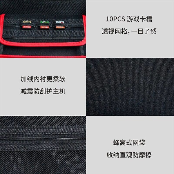 Fodral för Nintendo Switch OLED-väska spelkortsficka skydd förvaringstillbehör Nintedo Nitendo Swich Swith reseset skydd Sac