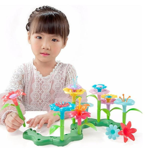 Itse tehty kukkien asettelu lelu 148 PCS