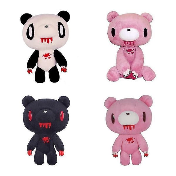 [LCS]Gloomy Bear Kramkudde Plysch Fylld Spelkaraktär Fylld Samling-3 Black White