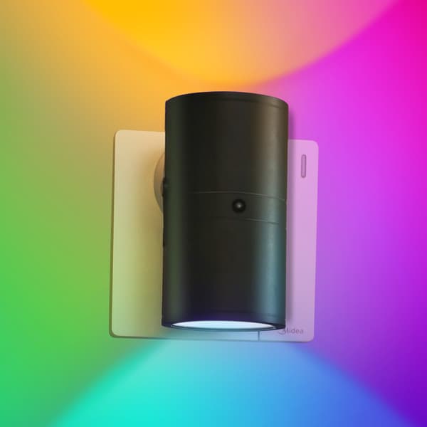 [LCS] Moderna LED Nattlampor 2-pack - Väggkontaktmontering - Varmvitt Ljus - 0-100 Lumen Dimbar - Rörelsesensor - För Sovrum och Hall