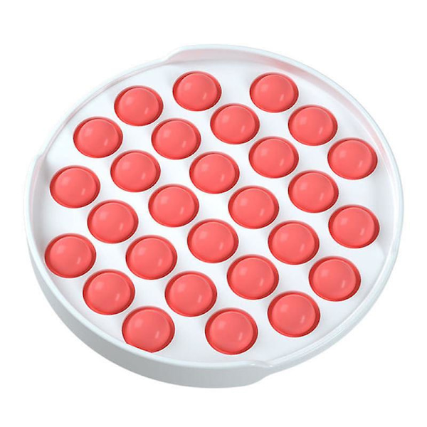 Cirkelformad Pop It Bubbel Popping Spel Red