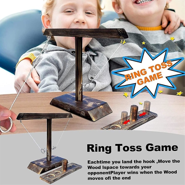 Ring Toss Games Handhållen bräda med Shot Ladder Bundle 257（D）