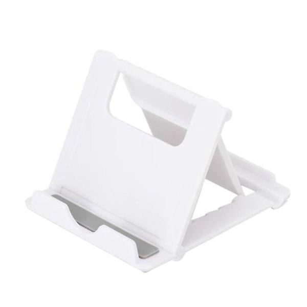 Justerbart Tablet Stativ Foldbart Lazy Video Beslag Mobiltelefon Tablet Bord Foldbart Stativ Til Pads Telefoner Hvid