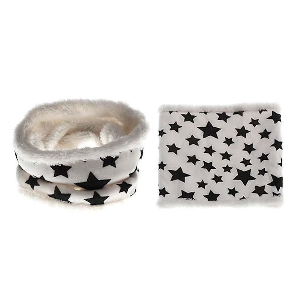 Höst vinter barn scarf fem stjärnor tryck baby scarf pojkar en 1 red stars