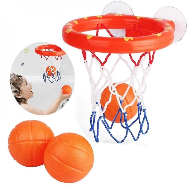Sugkopp Shooting Basket Hoop Med 3 Ball Bad Leksaker