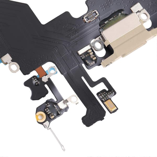 [LCS]【Ny】 Til iPhone 14 Pro Opladningsport Flexkabel Gold