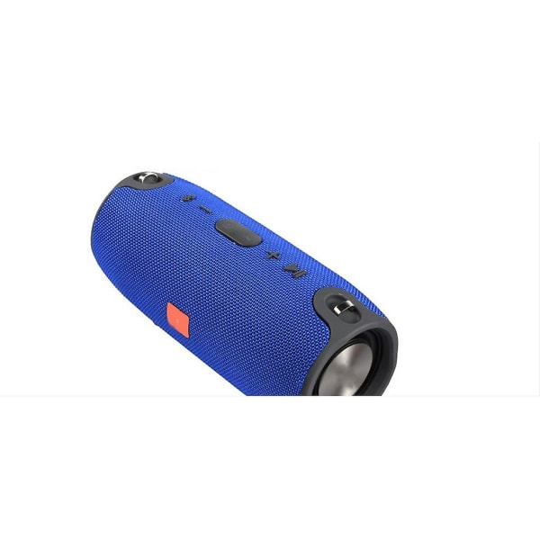 40W trådlös Bluetooth högtalare FM-radio Vattentät bärbar kolumn superbashögtalare (blå)