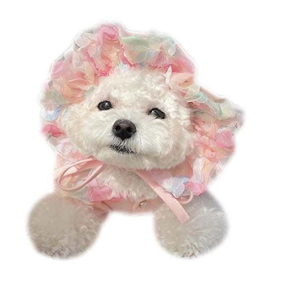 Solhatte til katte og hunde pink M