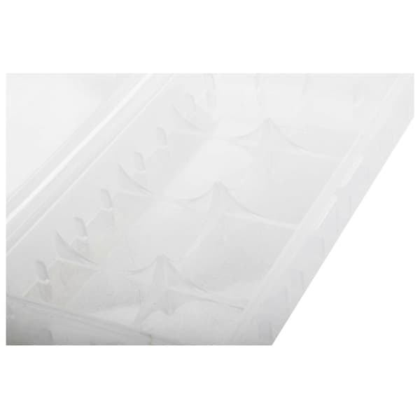 4X Box för 18650 Batteri Transparent Batterihållare Transparent