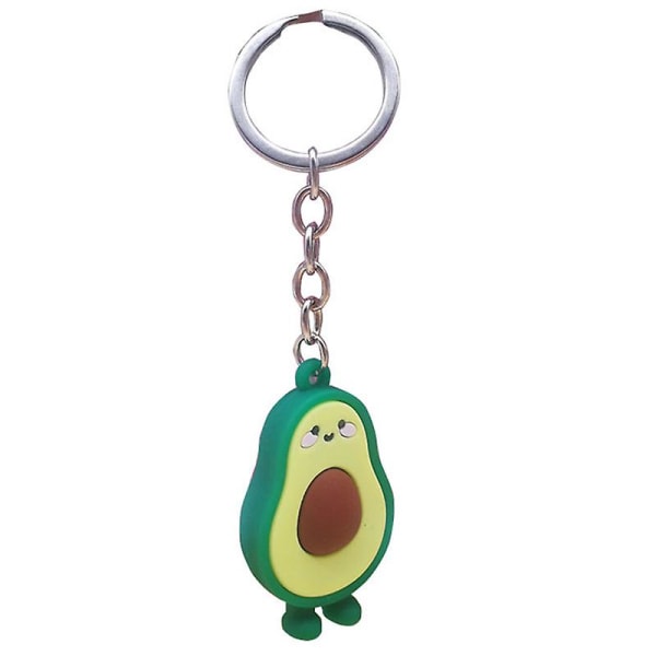 Avokado Nyckelring Figurin Samlarobjekt Tecknad Väska Nyckelring Hänge Väska Prydnad Gåva Avocado