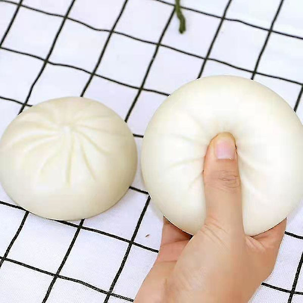 Simulerings Stor Bolle Langsomt Rebound Voksen Dekompressionslegetøj Steamer orange bun