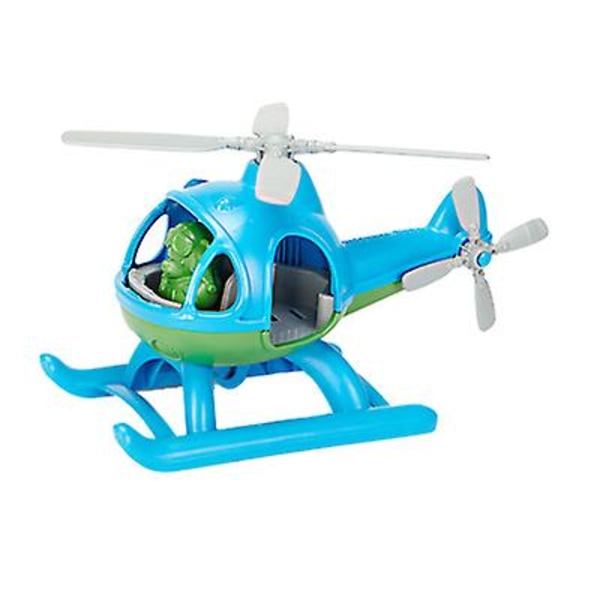 Flygplanshelikoptermodell barnleksaker falltålig taxiflygplan green 22*12cm