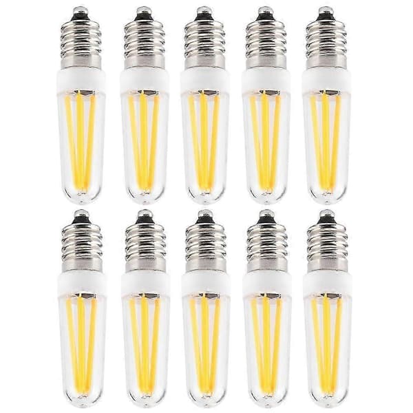 10 stk. Mini dæmpbar E14 LED-pære 3W AC til hjemmebilskab Hotelbelysning