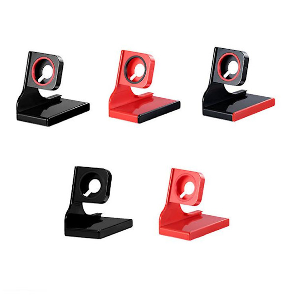 Trådløs Opladerstation Holder Båndbeslag Stand Til Apple Watch Alle Serier red