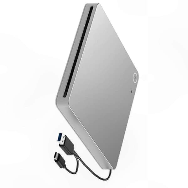 Eksternt Blu-Ray DVD-drev, USB 3.0 og Type-C CD DVD-afspiller til bærbar og pc