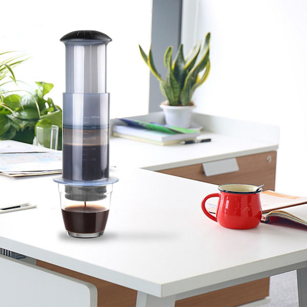 Kaffe- og espressopressemaskin, bærbar kaffemanuell maskin W