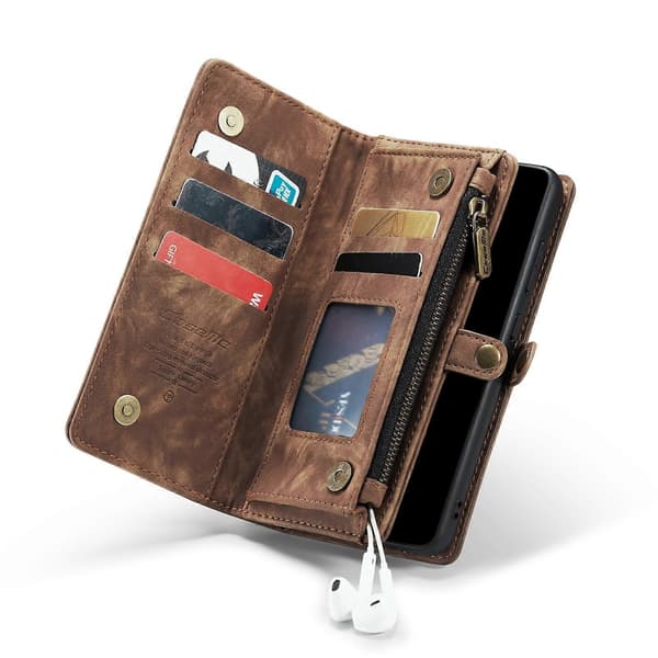 [LCS]Läderfodral kompatibelt med Galaxy S10e Brown